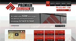 Desktop Screenshot of premierbricks.com.au